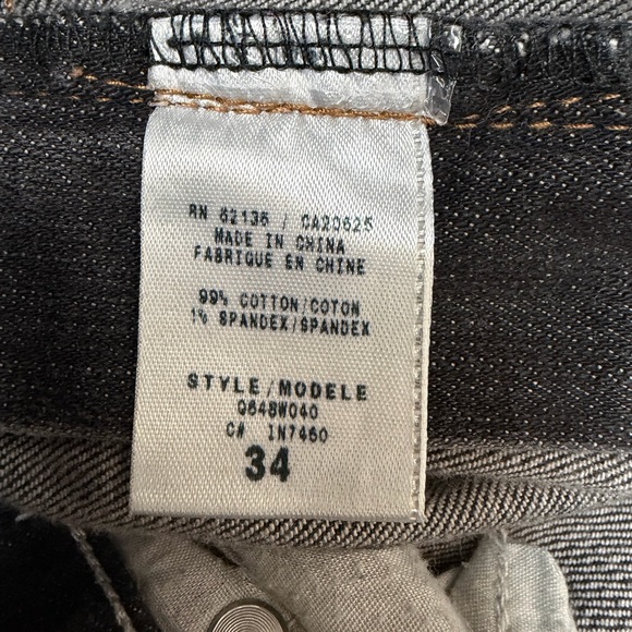 Guess Jeans Venice Dark Wash Bootcut Flare Stretch Jeans Size 34 Y2K - Picture 5 of 16